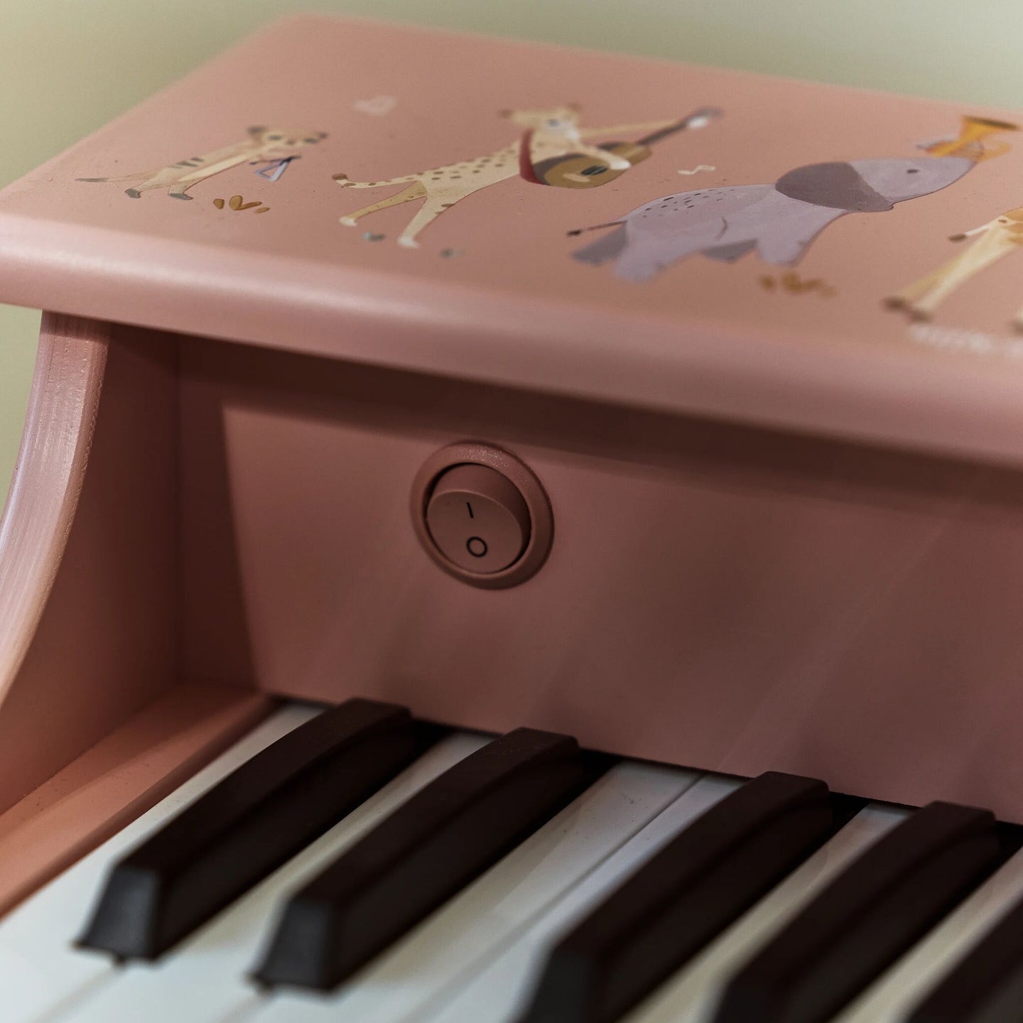 Wooden piano - Pink - Safari Friends
