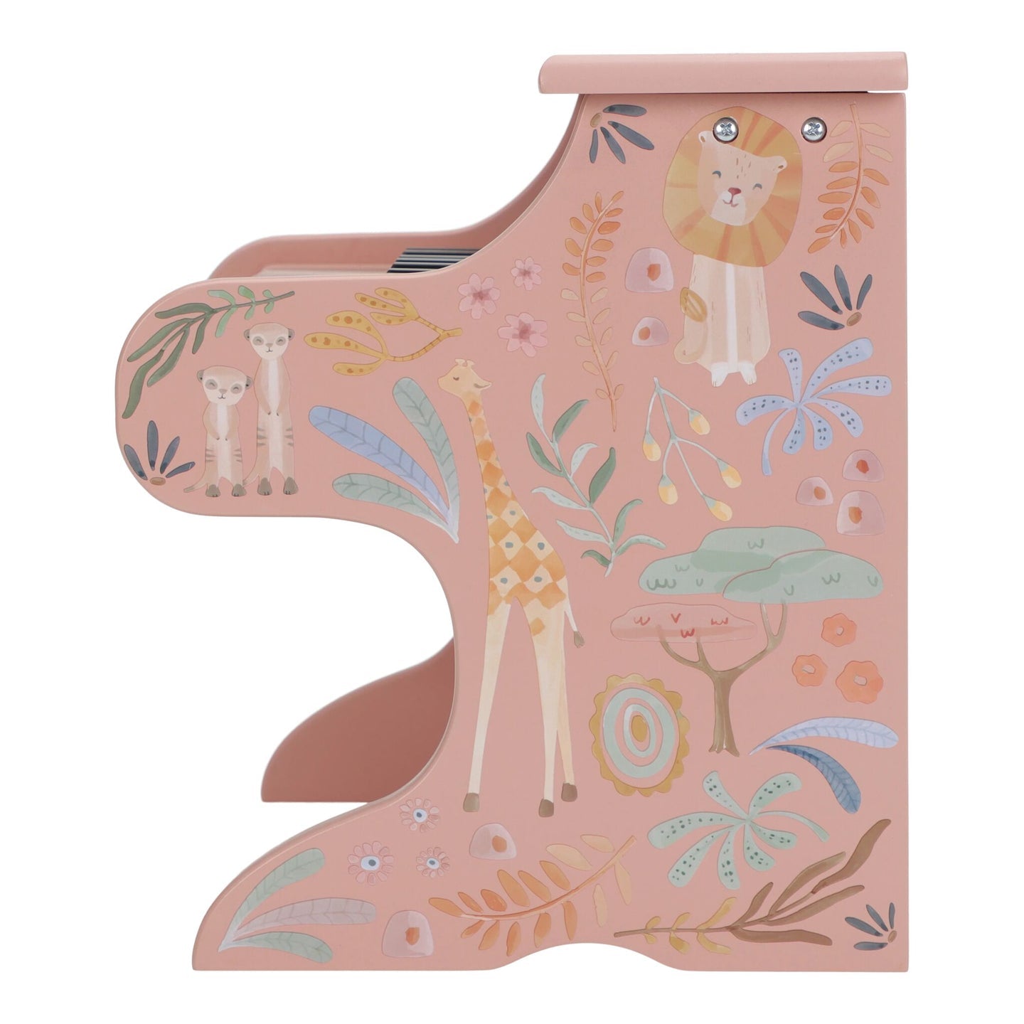 Wooden piano - Pink - Safari Friends