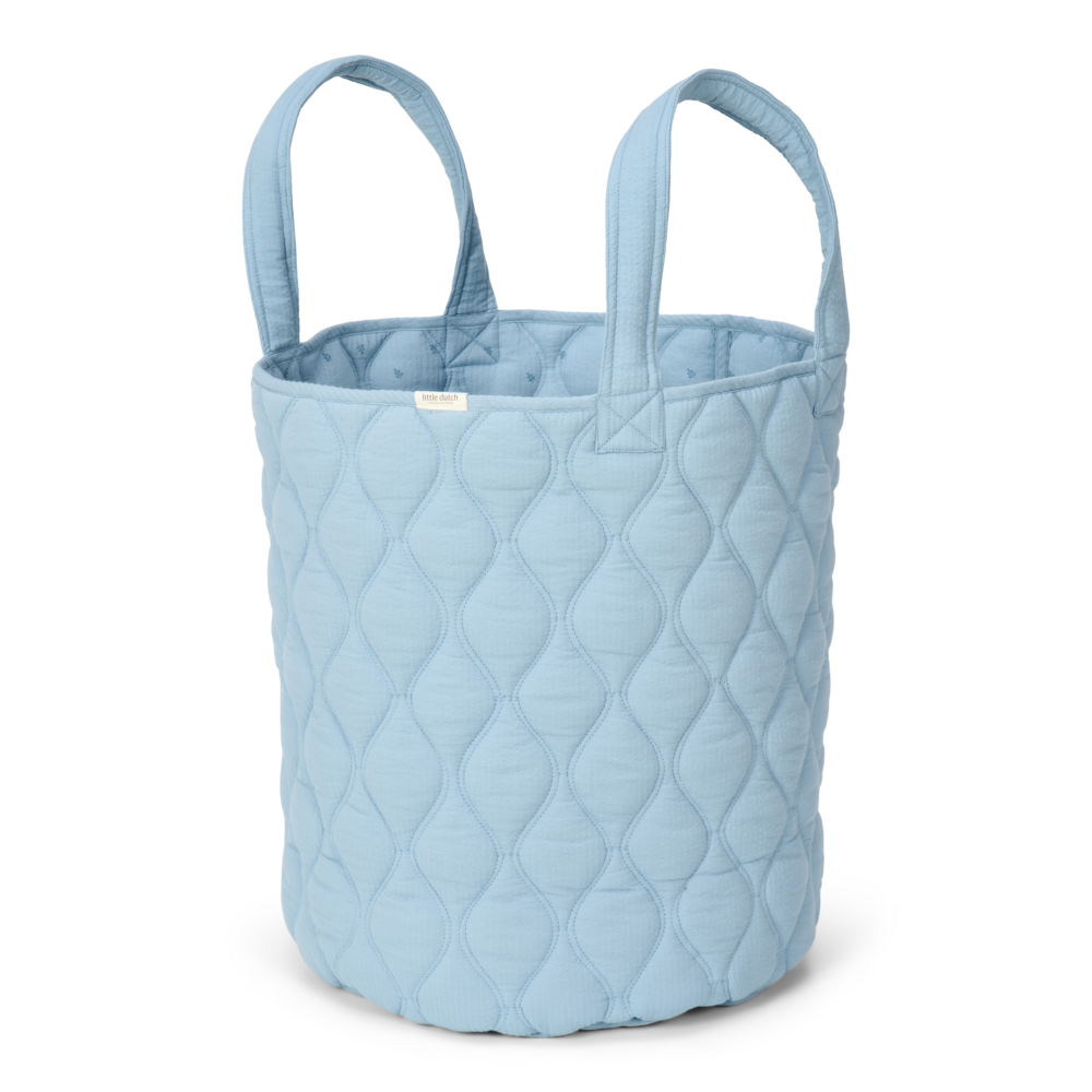 Quilted Basket XL | Denim Blue
