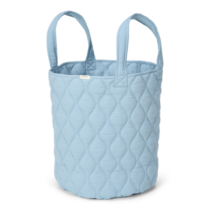 Quilted Basket XL | Denim Blue