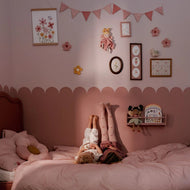 פרח כרית - ורוד - גן פיות