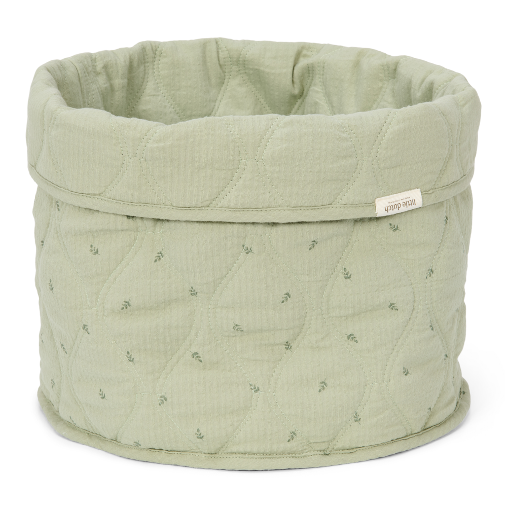 Quilted Basket Large | Sage