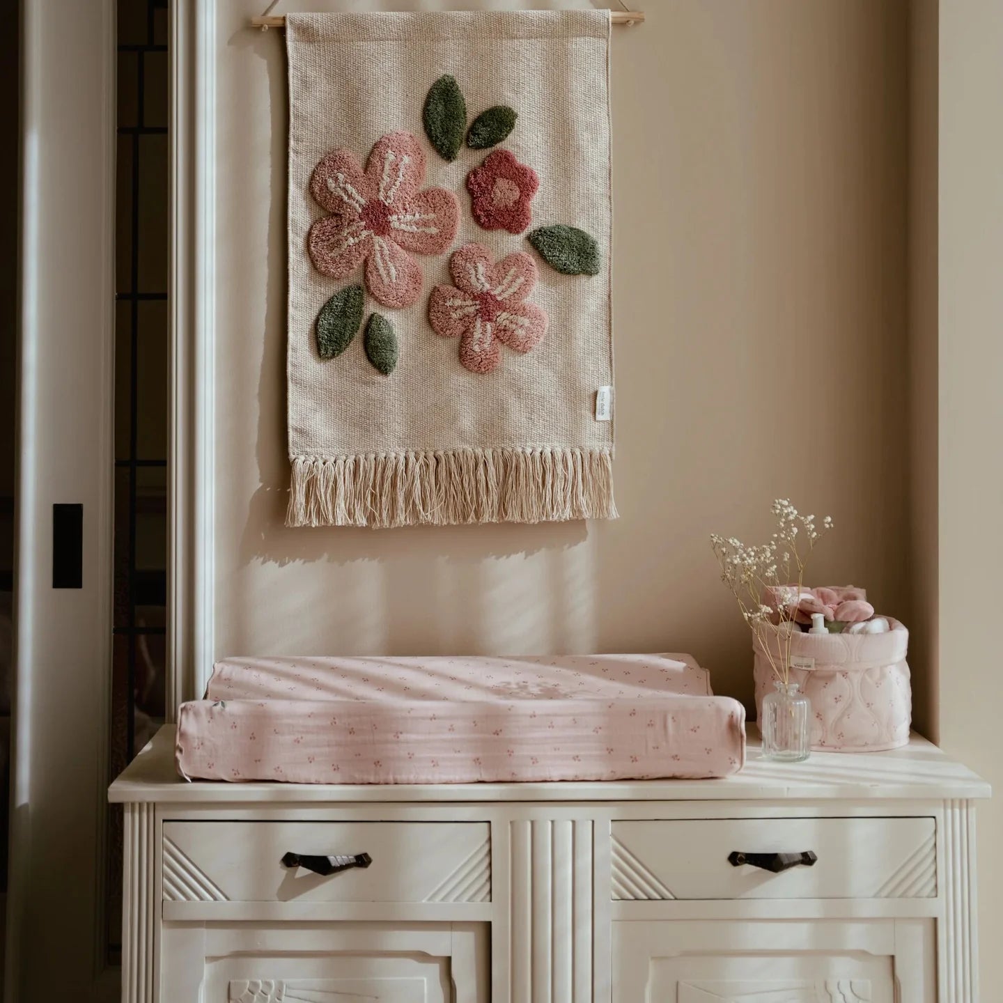 Quilted Storage Basket Small | Blossom