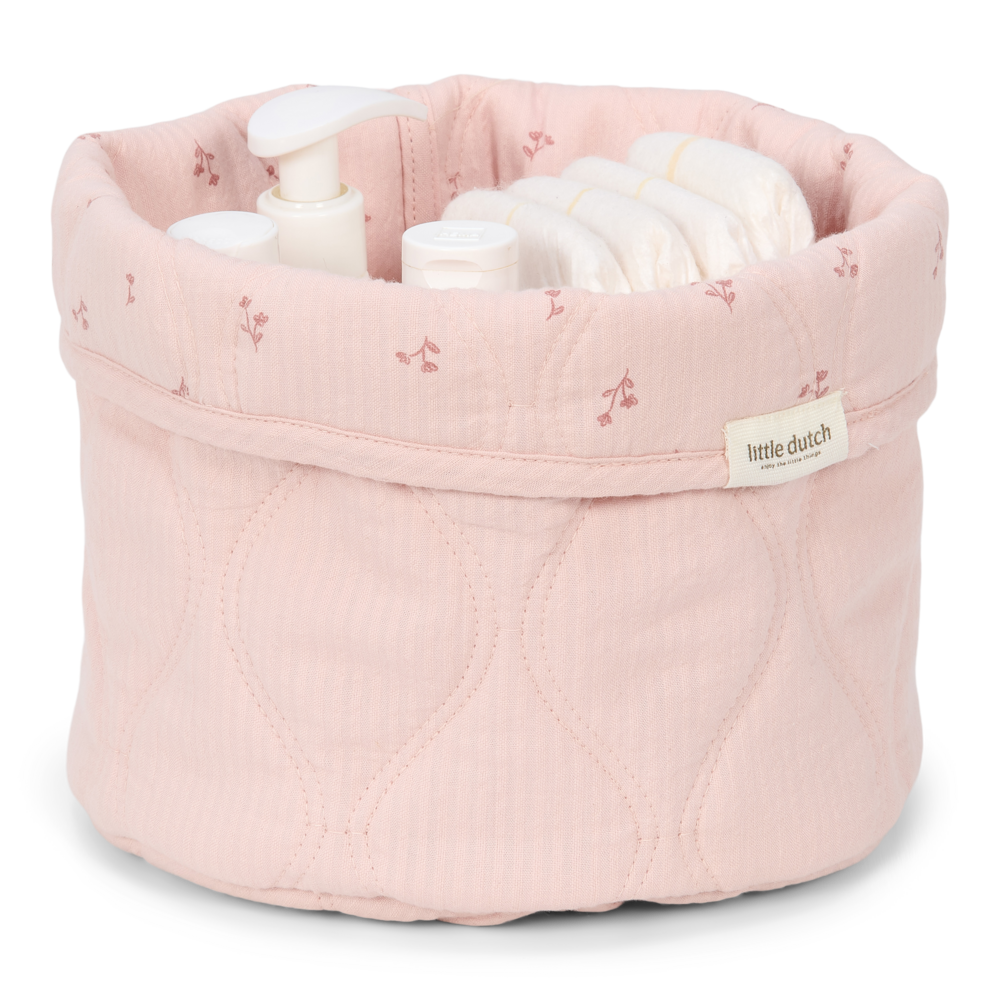 Quilted Storage Basket Small | Blossom