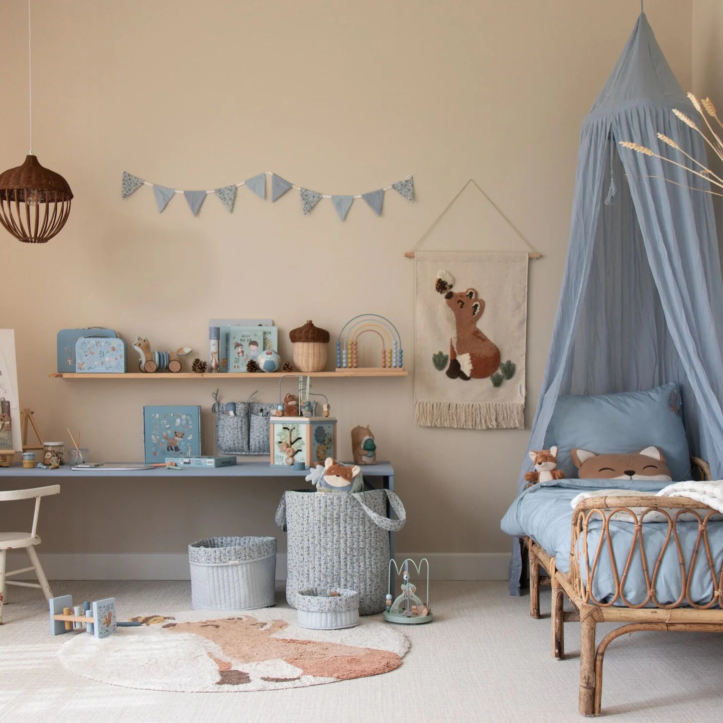 Garland Muslin | Blue