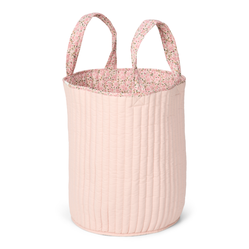 Quilted Basket XL | Pink Floral