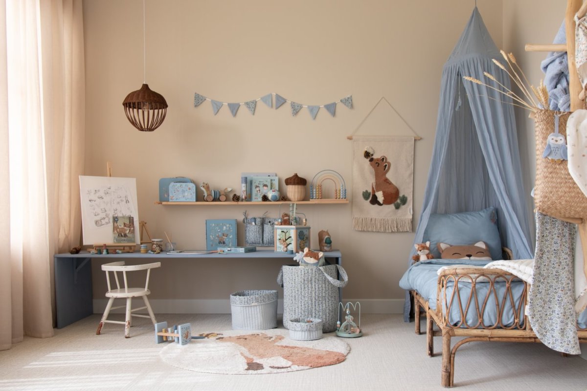 Quilted Basket XL | Blue