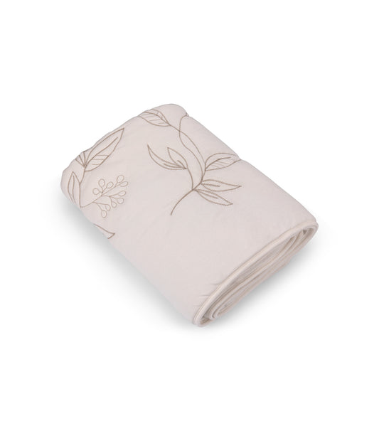 Embroidered baby blanket