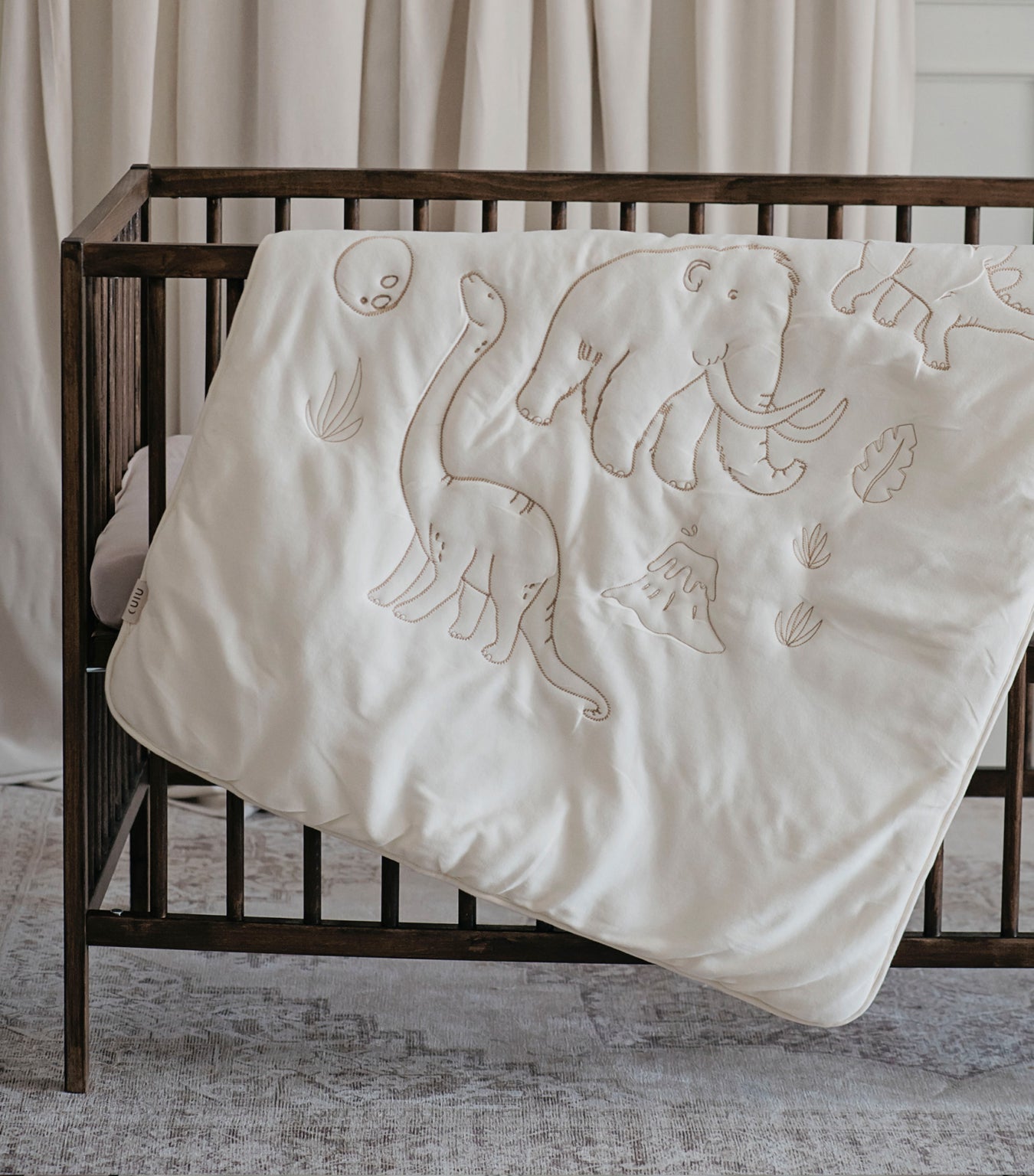 Embroidered baby blanket