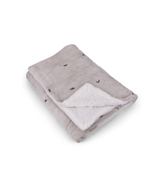 Winter blanket with embroidery - S