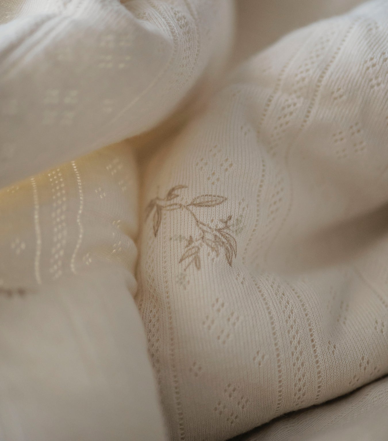 Winter Pointelle Blanket