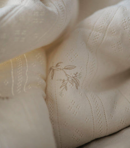 Winter Pointelle Blanket