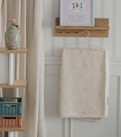 Winter Pointelle Blanket