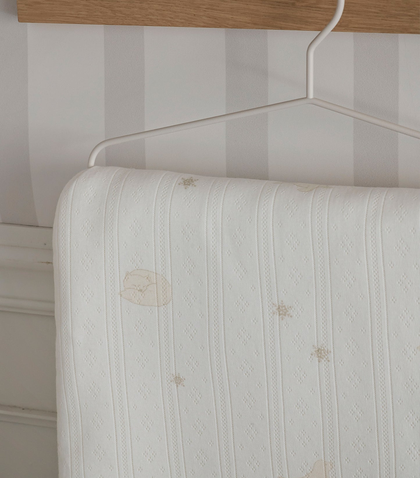 Winter Pointelle Blanket