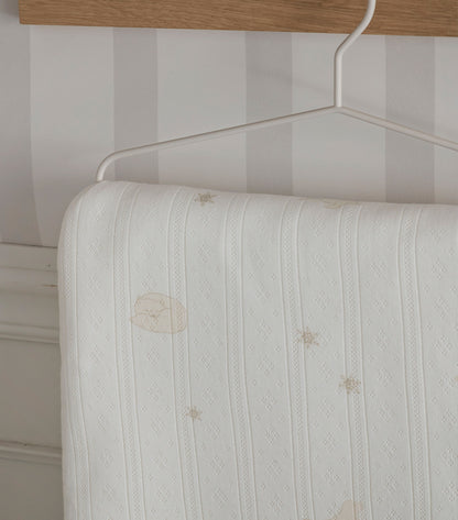 Winter Pointelle Blanket