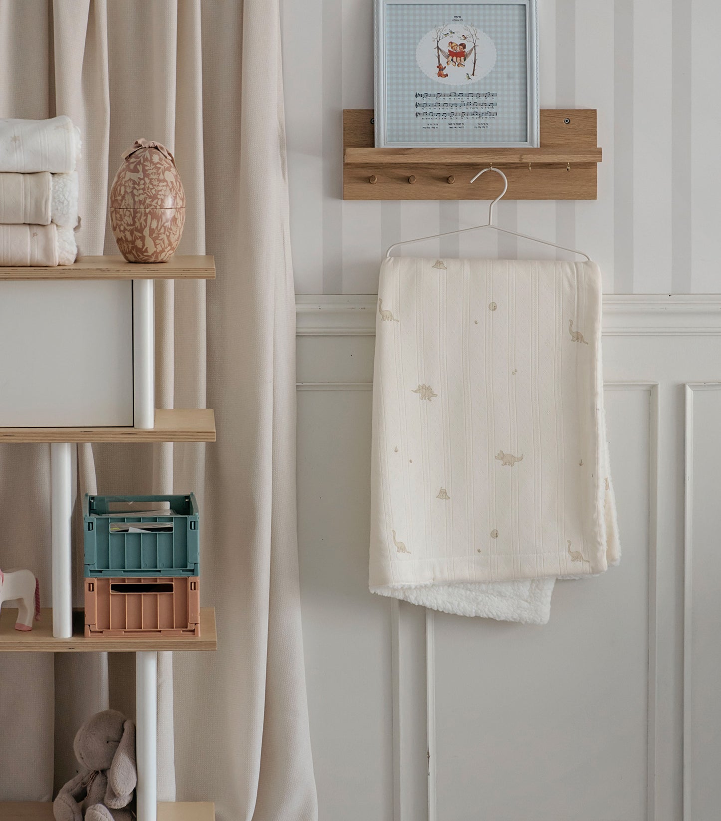 Winter Pointelle Blanket