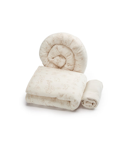 Crib bedding set (with bumper)