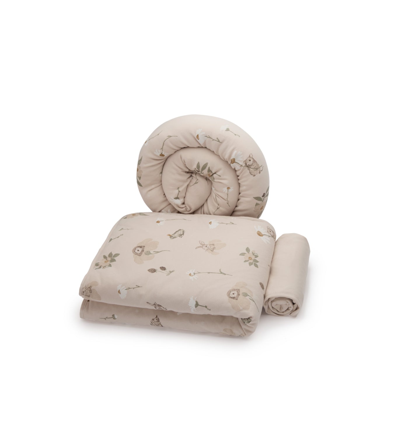 Crib bedding set (with bumper)