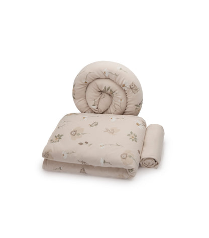 Crib bedding set (with bumper)