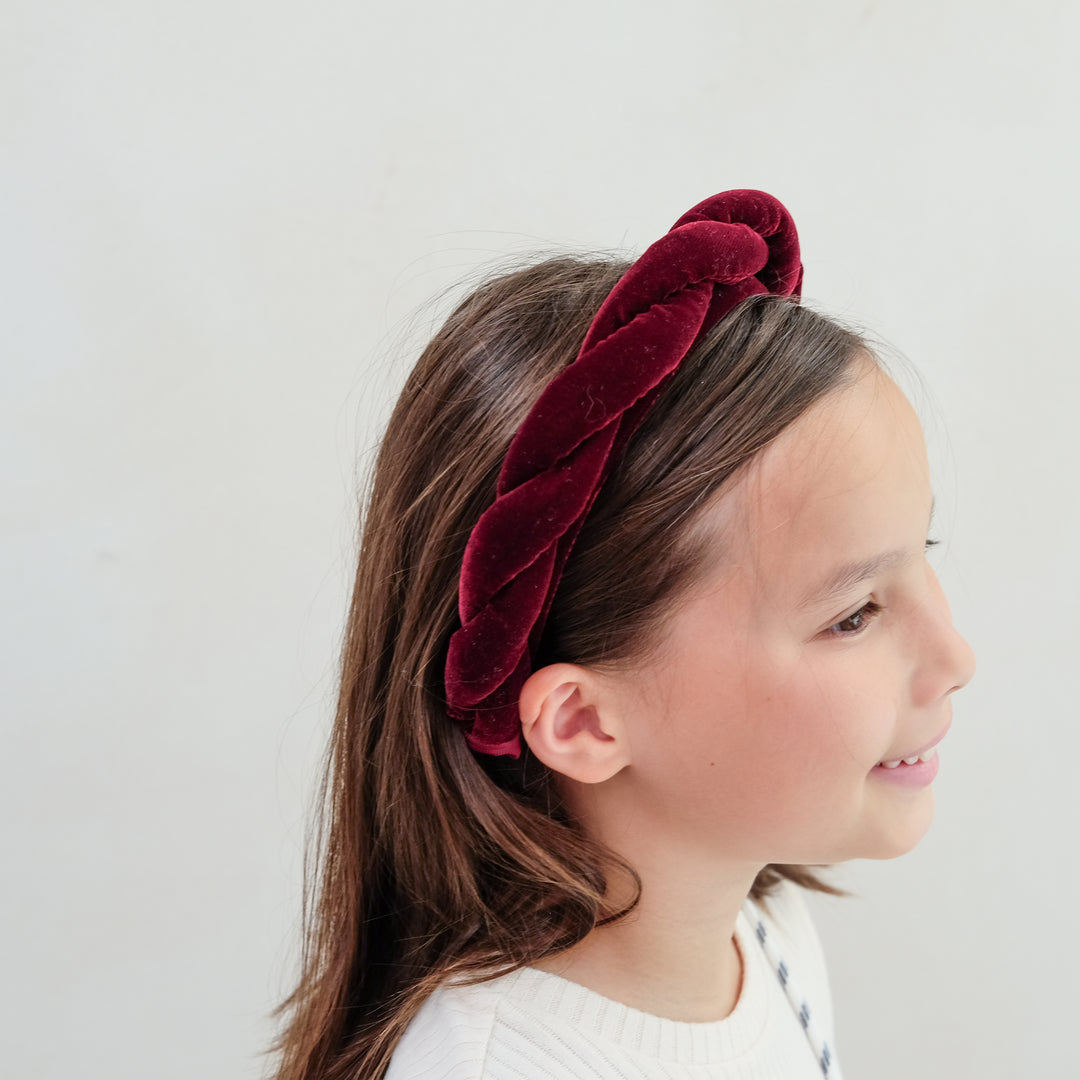 Oversize twist velvet Alice headband