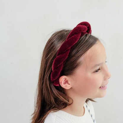 Oversize twist velvet Alice headband