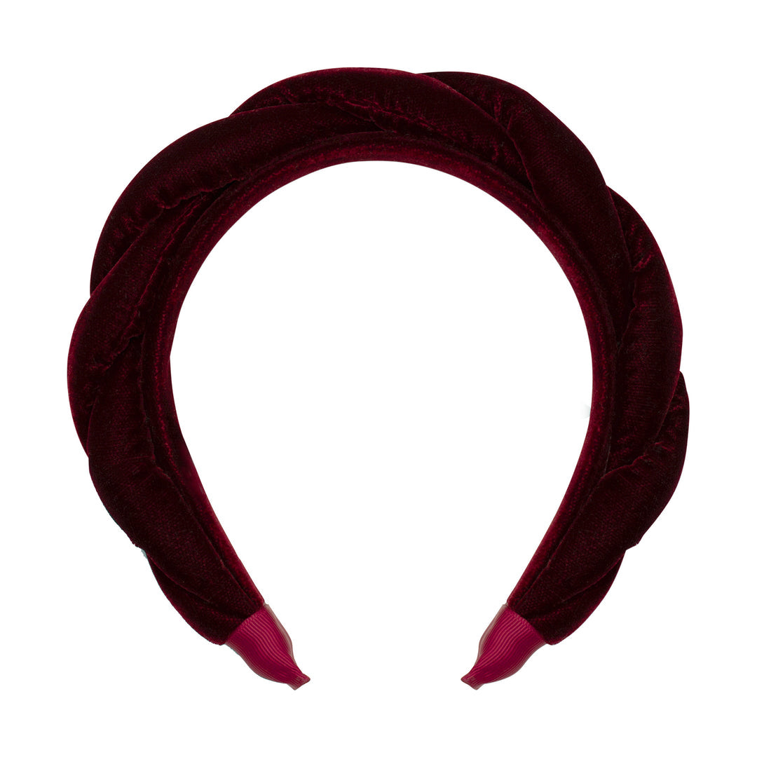 Oversize twist velvet Alice headband