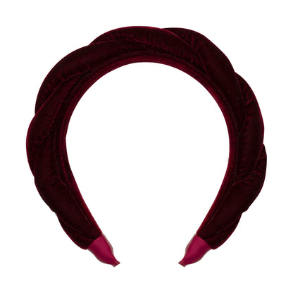 Oversize twist velvet Alice headband