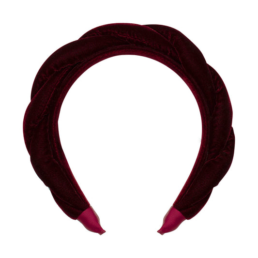 Oversize twist velvet Alice headband