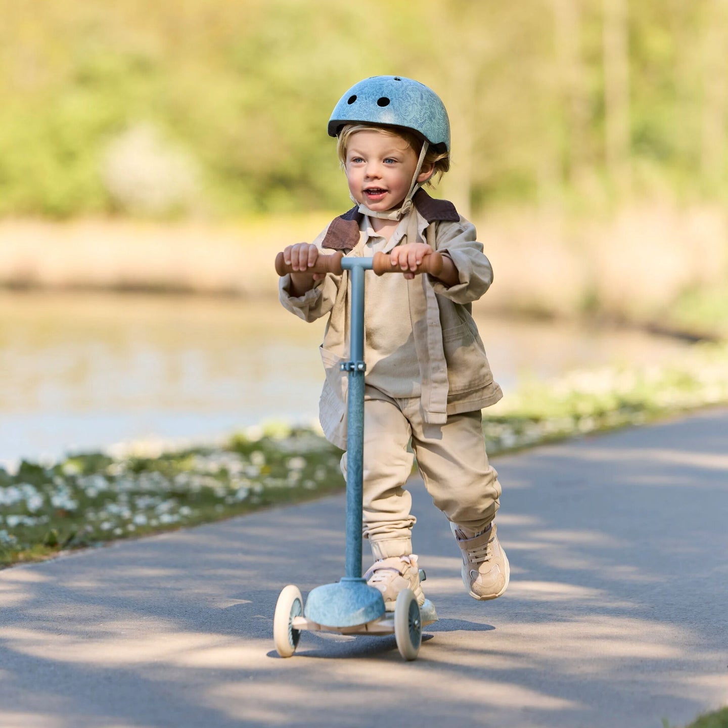 3 wheel scooter - Blue