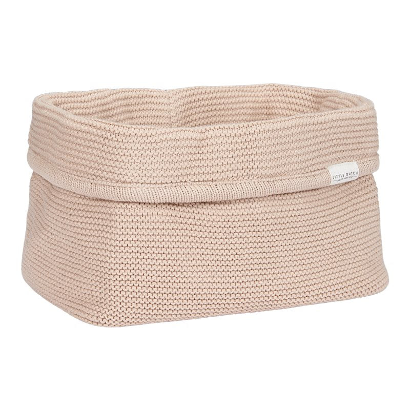 Knitted Storage Basket Large | Beige