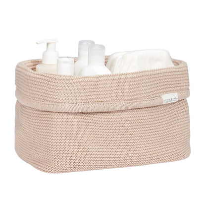 Knitted Storage Basket Large | Beige