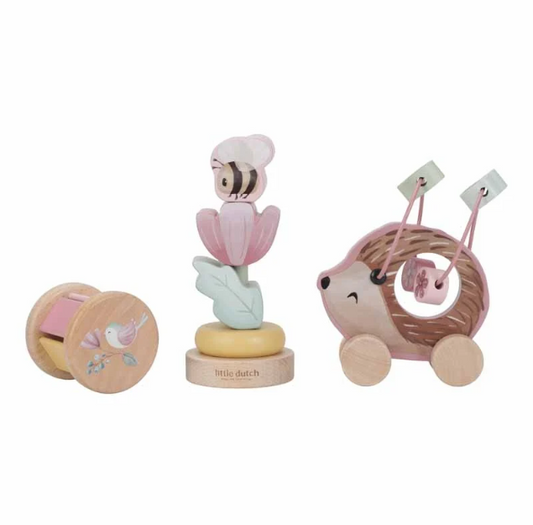 A Gift Box with Wooden Toys – Fairy Garden