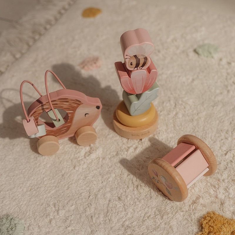 A Gift Box with Wooden Toys – Fairy Garden