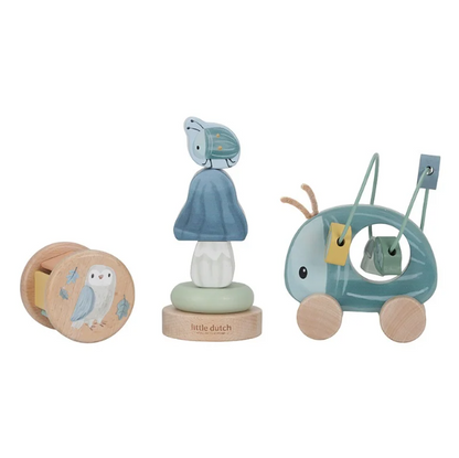 A Gift Box with Wooden Toys – Forest Friends