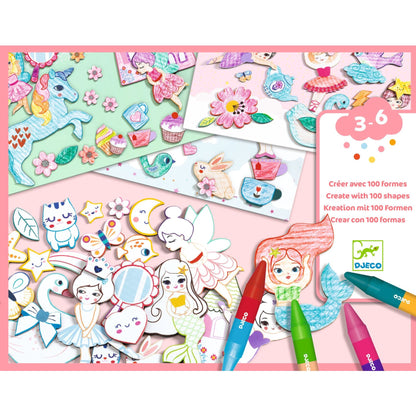 יצירה לקטנים - עולם יצירה ורוד