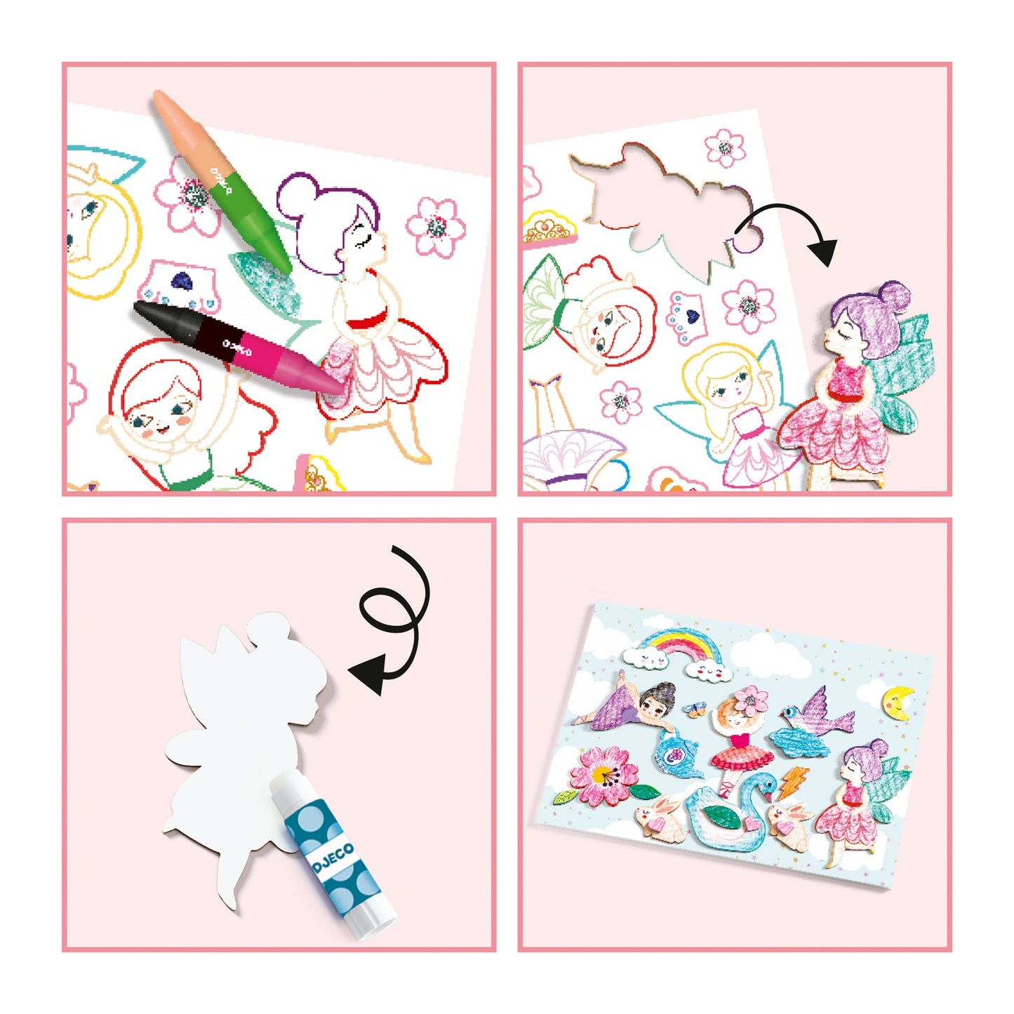 יצירה לקטנים - עולם יצירה ורוד