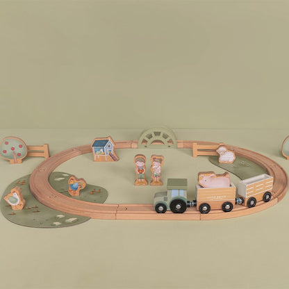 Wooden Train Track | Little Farm