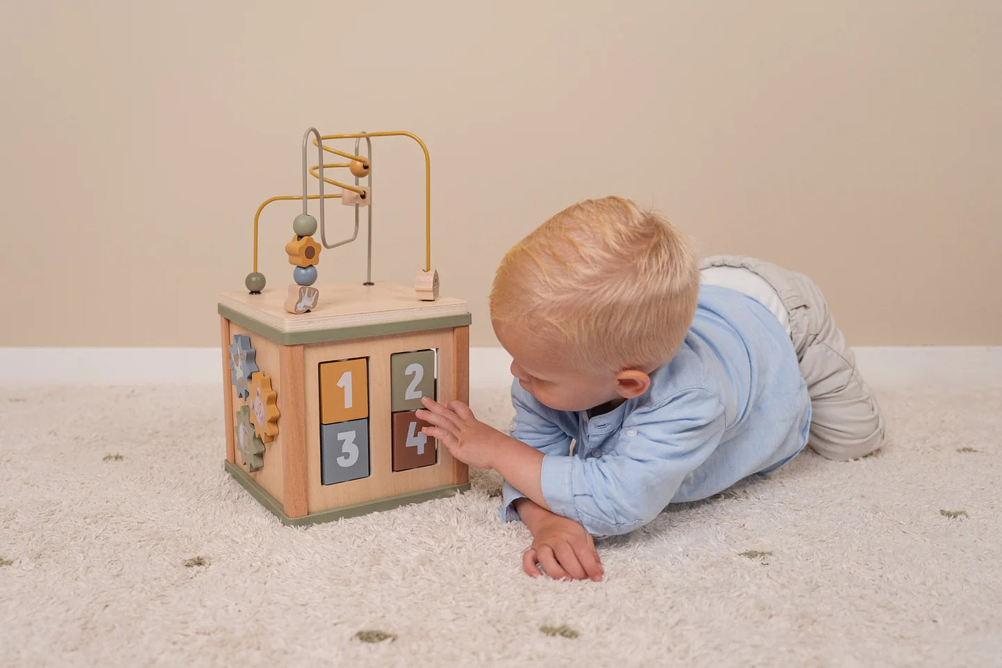 Wooden Activity Cube | Little Farm