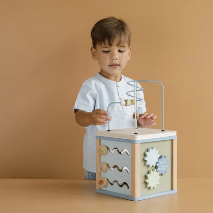 Wooden Activity Cube | Ocean