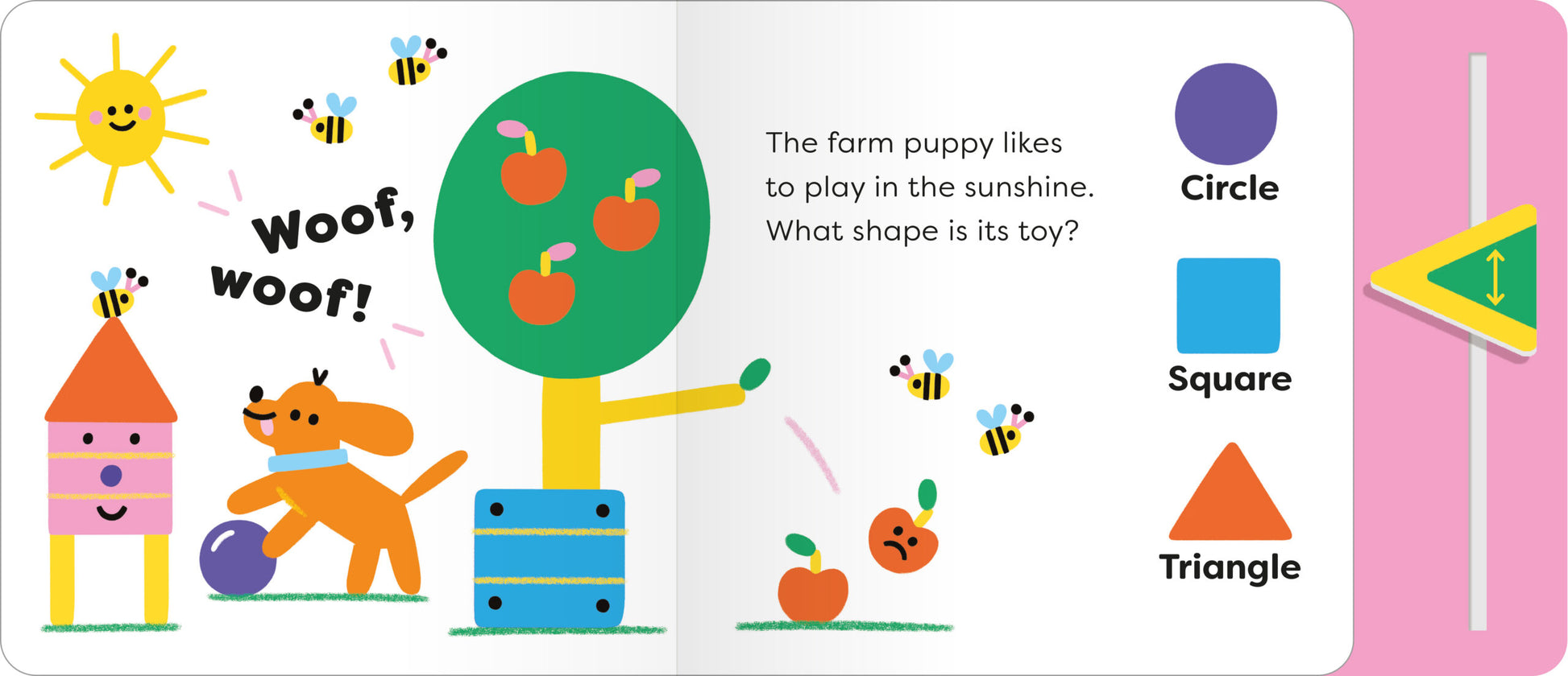 ספר אינטראקטיבי Ask Me About Farm עם סליידר ומכסים