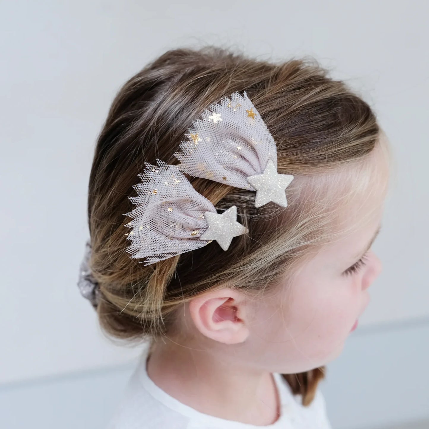 Tulle Shooting Star Clips