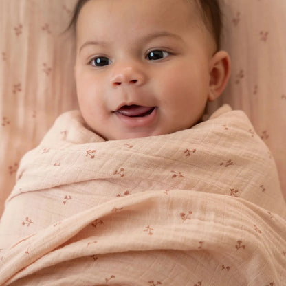 Swaddle 120 x 120 cm | Pink