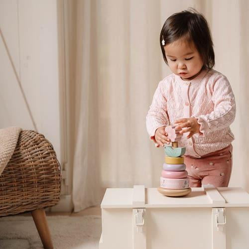 Rocking Ring Stacker | Pink - Fairy Garden