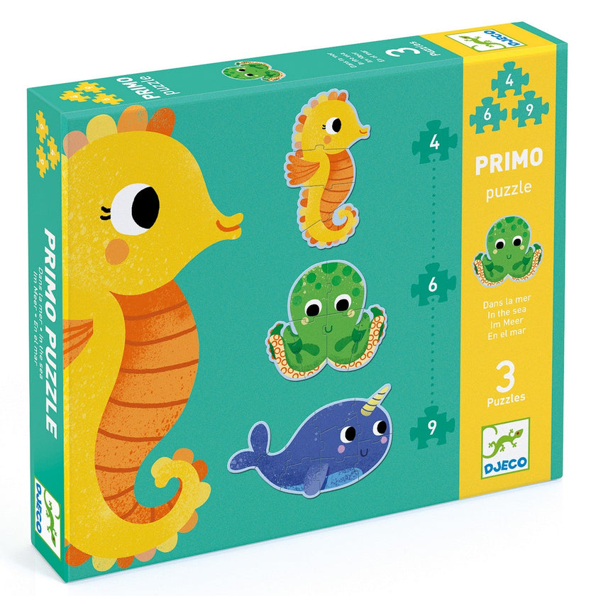 פאזל 4-6-9 - חיות הים