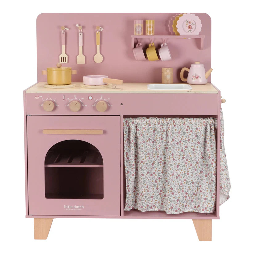 Wooden Kitchen | Pink