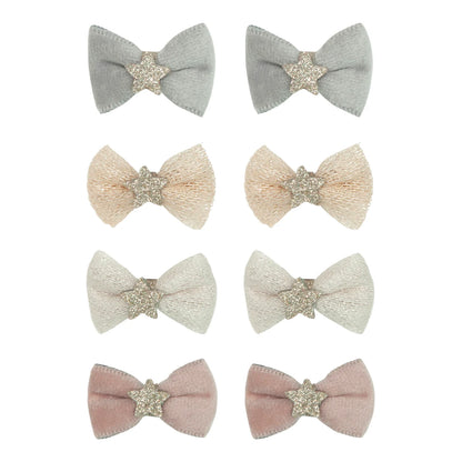 Prima Ballerina Bow Mini Clips | 3 Units