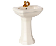 Toy sink bathtub, mouse – off white