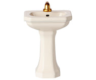 Toy sink bathtub, mouse – off white