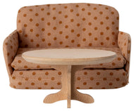 Oval coffee table toy, mouse – natural