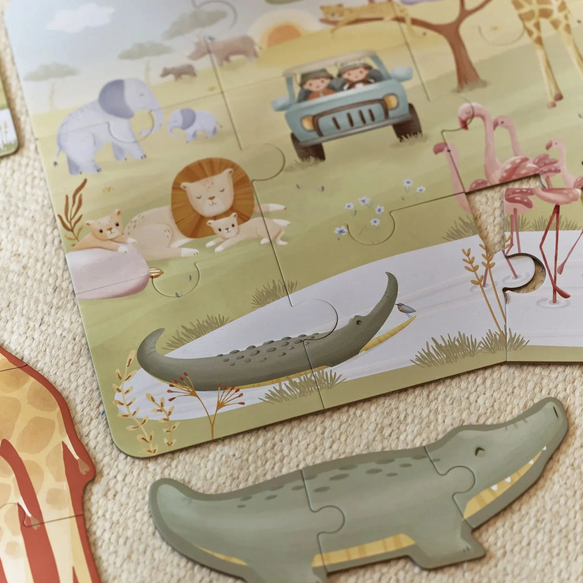 מארז 6 פאזלים – Safari Friends